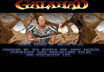 Legend of Galahad, The (USA, Europe) screen shot title